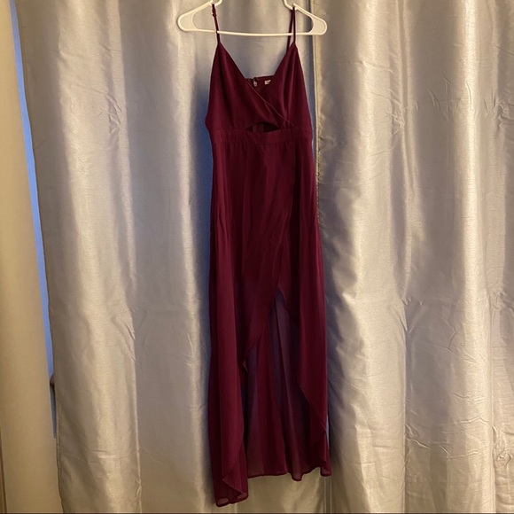 Purple High/Low Dress - Picture 6 of 11